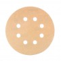Шлифовальный диск для сухой обработки, липучка GOLD 125 mm GRIP R 60 (8 отв.) 