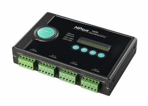 NPort 5430, 4-портовый асинхронный сервер (преобразователь) RS в Ethernet