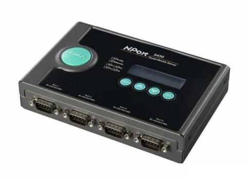 NPort 5450, 4-портовый асинхронный сервер (преобразователь) RS в Ethernet