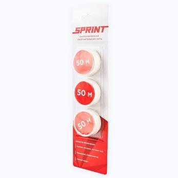 Нить уплотнительная набор катушек 3х50м вода/газ катушка Sprint