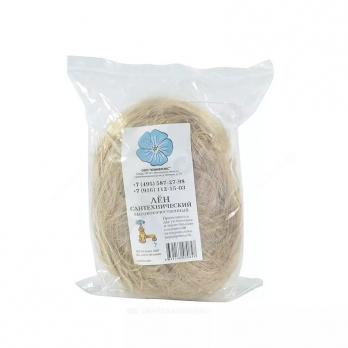 Лен очищенный 200гр п/э пакет чесаный ЮНАФЛЭКС