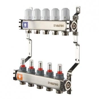 Коллекторная группа  нерж. в сборе с рег.кл. и расходомерами , 1