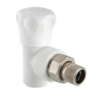 Клапан PPR (вентиль) для подключения радиатора угловой 25х3/4