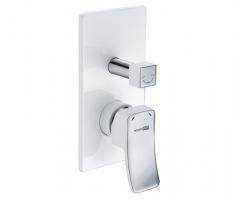 Aller 10641WHITE Смеситель для ванны и душа WasserKraft