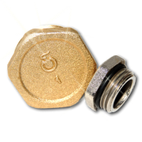 Пробка латунная Ду 25 (НР)